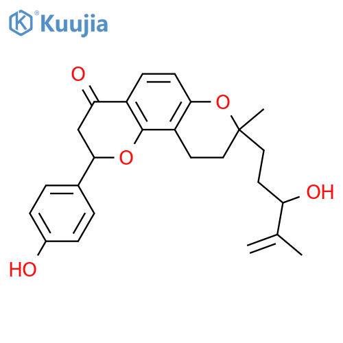 2,3,9,10-Tetrahydro-2-(4-hydroxyphenyl)-8-methyl-8-(4-methyl-3-pentenyl)-4H,8H-benzo[1,2-b:3,4-b']dipyran-4-one; (2S,3''ξ)-form, Δ7''-Isomer, 6''ξ-hydroxy structure
