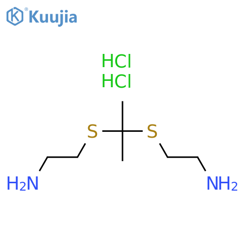 2,2-Bis(2-aminoethylthio)propane Dihydrochloride structure