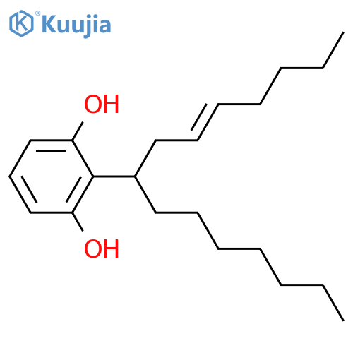 1,3-Benzenediol,5-(8Z)-8-pentadecenyl- structure