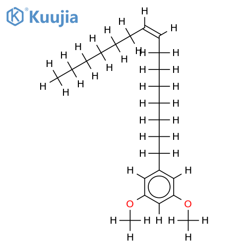 (8'Z)-1,3-dimethoxy-5-(pentadec-8'-enyl)benzene structure