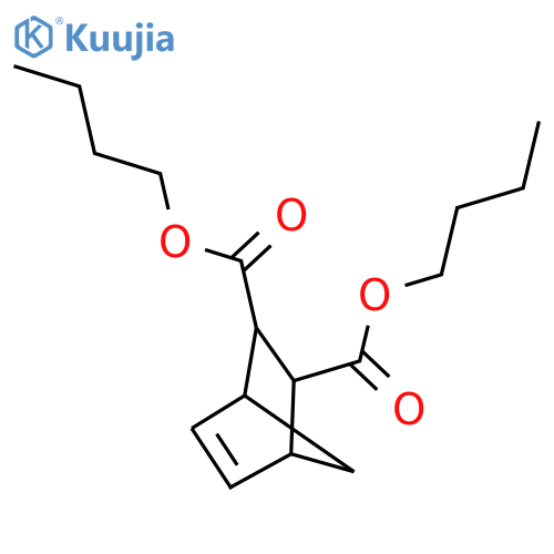 Bicyclo[2.2.1]hept-5-ene-2,3-dicarboxylic acid, dibutyl ester structure