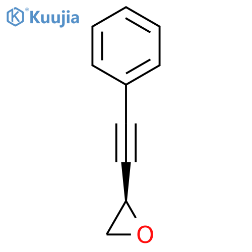 Oxirane, (phenylethynyl)-, (2R)- structure
