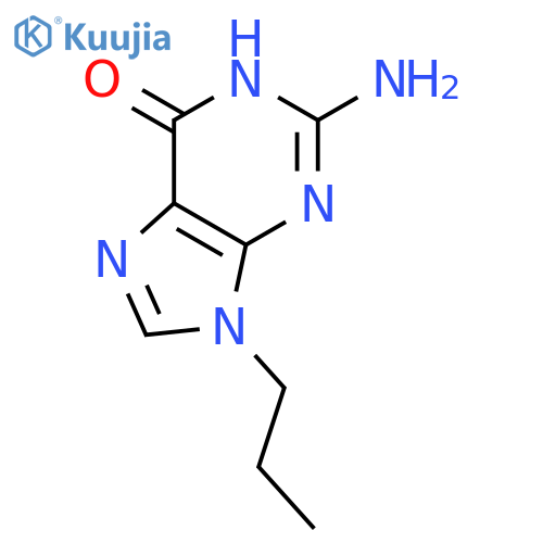 2-amino-1,9-dihydro-9-propyl-6H-Purin-6-one structure
