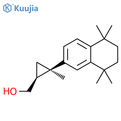 Cyclopropanemethanol, 2-methyl-2-(5,6,7,8-tetrahydro-5,5,8,8-tetramethyl-2-naphthalenyl)-, (1S,2R)- structure