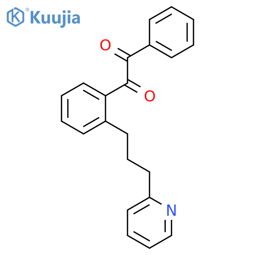 Ethanedione, phenyl[2-[3-(2-pyridinyl)propyl]phenyl]- structure