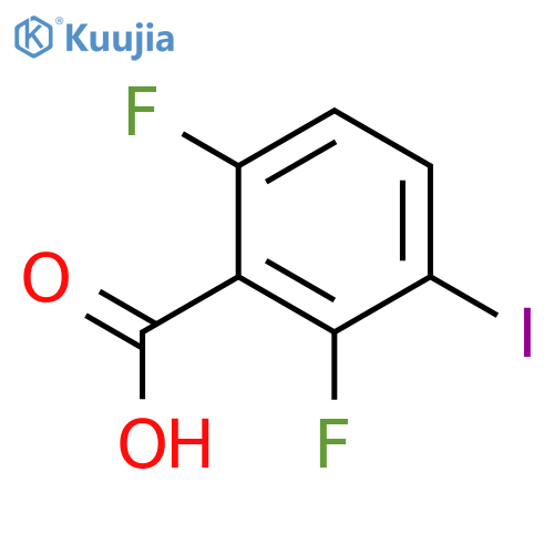 2,6-Difluoro-3-iodobenzoic acid structure