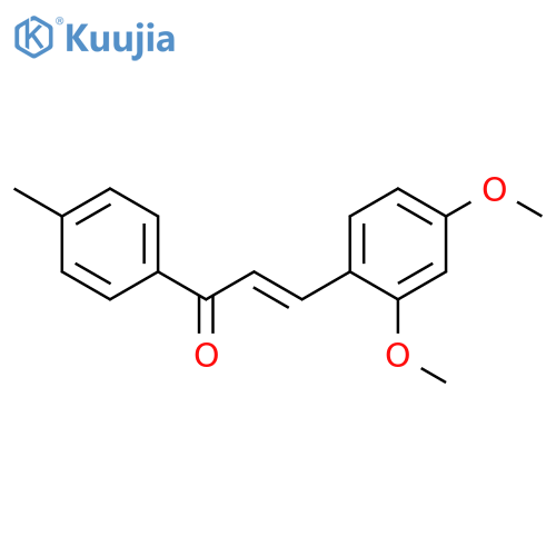 2-PROPEN-1-ONE, 3-(2,4-DIMETHOXYPHENYL)-1-(4-METHYLPHENYL)- structure