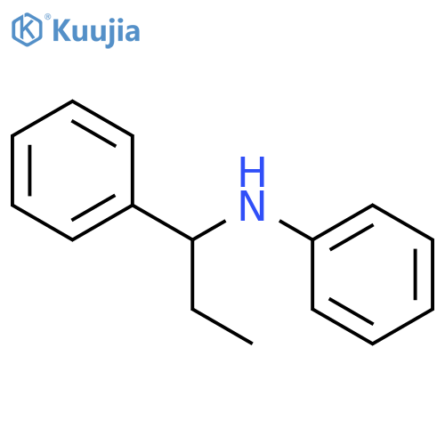 N-(1-Phenylpropyl)aniline structure