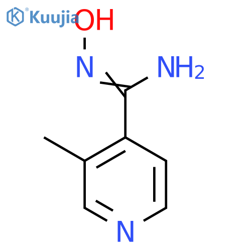 N-Hydroxy-3-methyl-isonicotinamidine structure