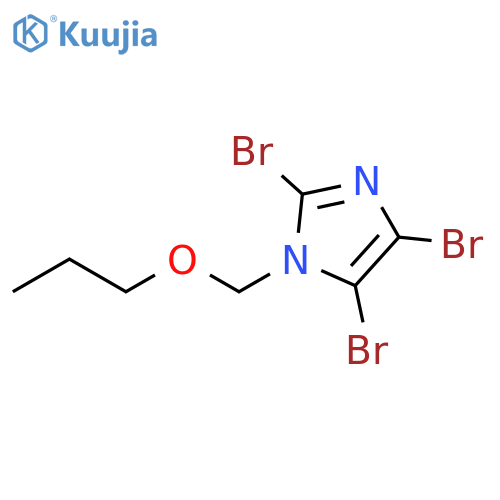 1H-Imidazole, 2,4,5-tribromo-1-(propoxymethyl)- structure