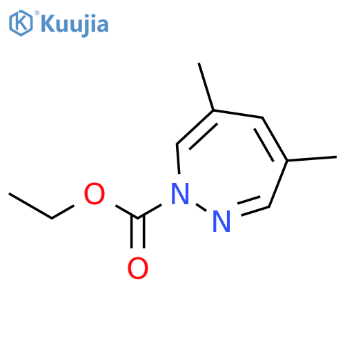 1H-1,2-DIAZEPINE-1-CARBOXYLIC ACID, 4,6-DIMETHYL-, ETHYL ESTER structure