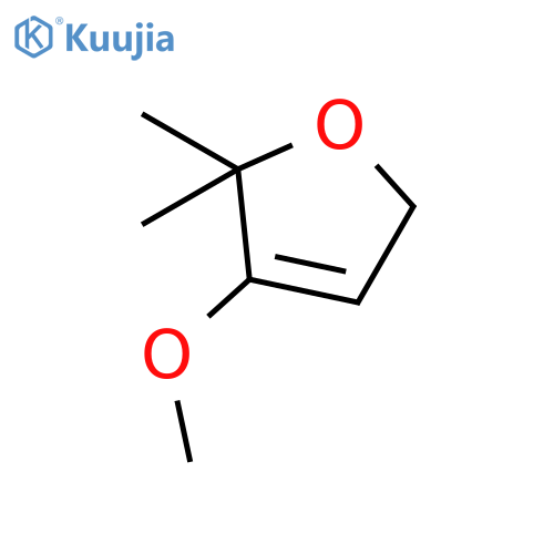 Furan, 2,5-dihydro-3-methoxy-2,2-dimethyl- structure