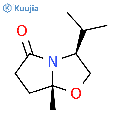 (3S,7aR)-7a-methyl-3-(propan-2-yl)-hexahydropyrrolo2,1-b1,3oxazol-5-one structure