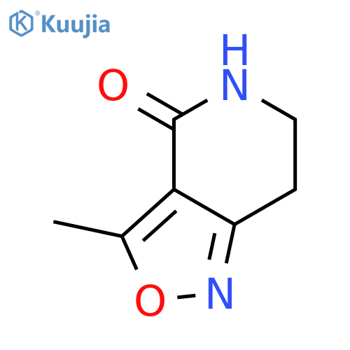 Isoxazolo[4,3-c]pyridin-4(5H)-one, 6,7-dihydro-3-methyl- (9CI) structure
