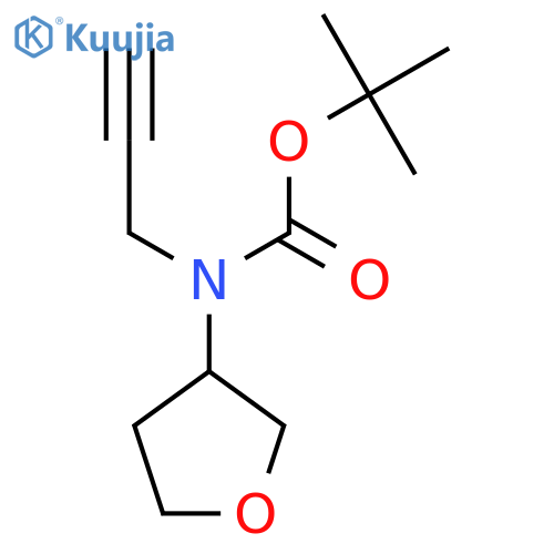 tert-butyl N-(oxolan-3-yl)-N-(prop-2-yn-1-yl)carbamate structure
