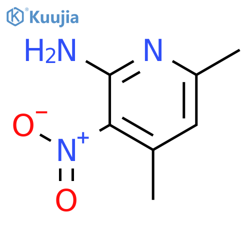 4,6-Dimethyl-3-nitropyridin-2-amine structure
