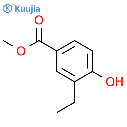 methyl 3-ethyl-4-hydroxybenzoate structure
