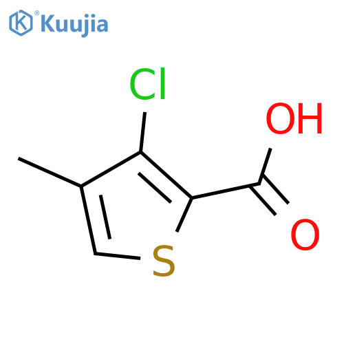 3-Chloro-4-methyl-2-thiophenecarboxylic Acid structure