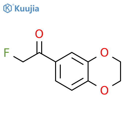 1-(2,3-dihydrobenzo[b][1,4]dioxin-6-yl)-2-fluoroethanone structure