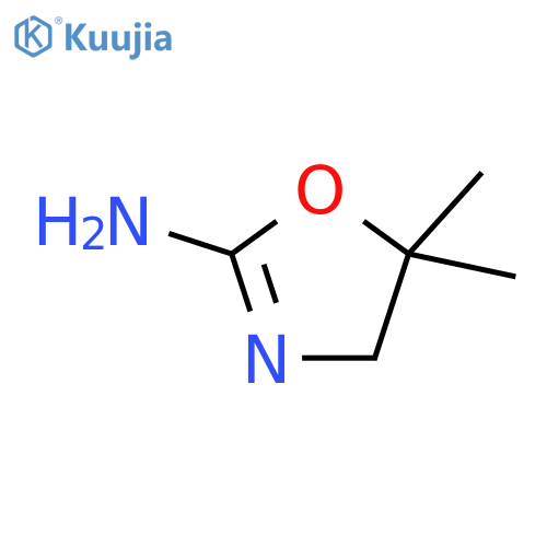5,5-dimethyl-4,5-dihydro-1,3-oxazol-2-amine structure