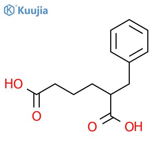 2-Benzylhexanedioic acid structure