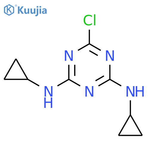 1,3,5-Triazine-2,4-diamine, 6-chloro-N,N'-dicyclopropyl- structure