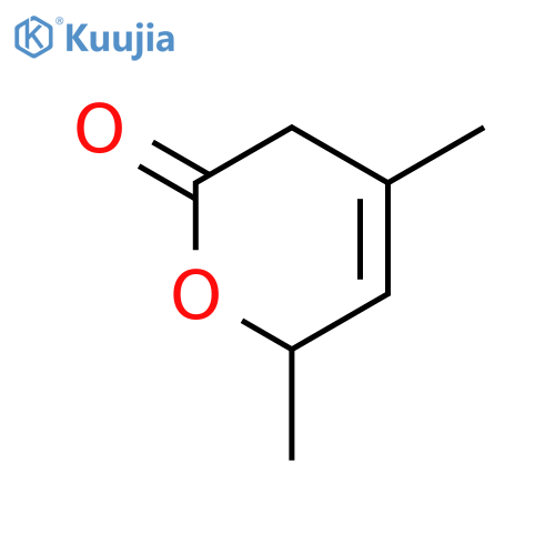2H-Pyran-2-one, 3,6-dihydro-4,6-dimethyl- structure