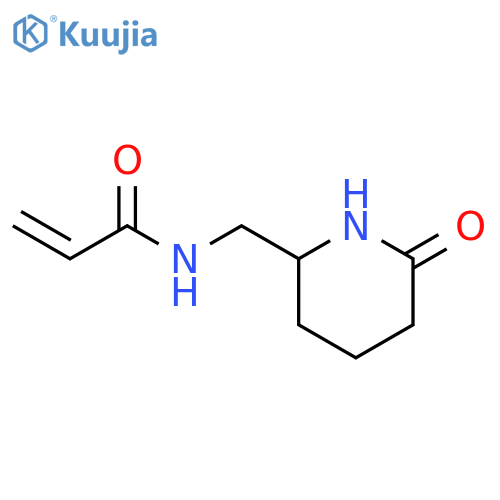 N-(6-oxopiperidin-2-yl)methylprop-2-enamide structure