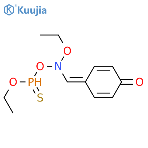 Phosphorothioic acid,O,O-diethyl ester, O-ester with p-hydroxybenzaldehyde oxime (8CI) structure