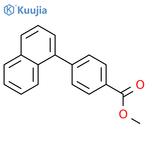 Methyl 4-(naphthalen-1-yl)benzoate structure