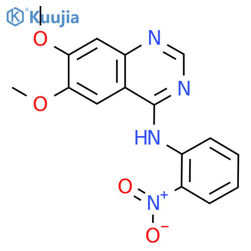6,7-Dimethoxy-N-(2-nitrophenyl)quinazolin-4-amine structure