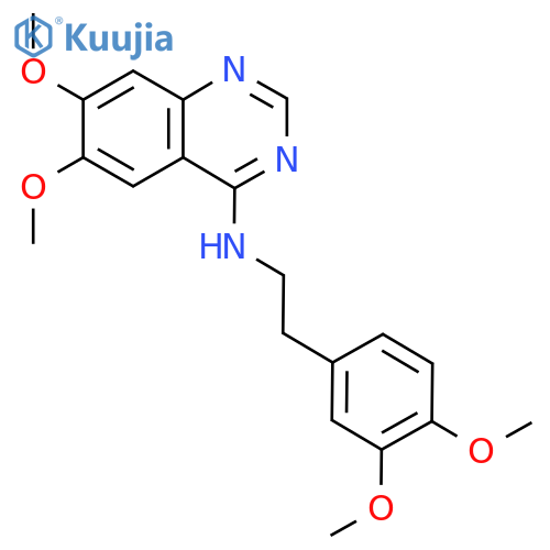 N-(3,4-Dimethoxyphenethyl)-6,7-dimethoxy-4-quinazolinamine structure