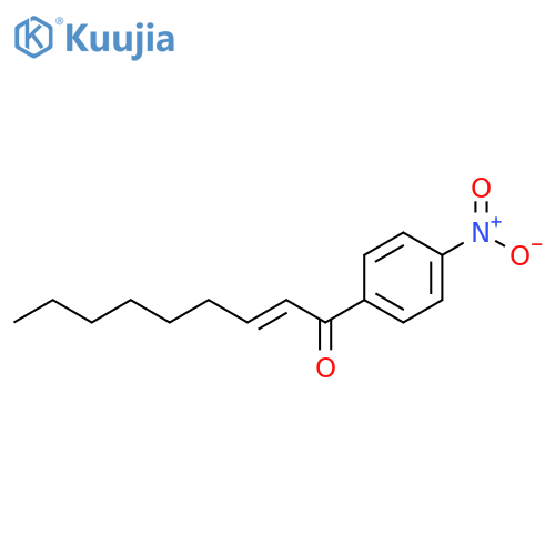 2-Nonen-1-one, 1-(4-nitrophenyl)-, (2E)- structure
