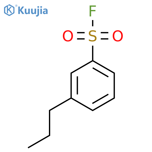 3-propylbenzene-1-sulfonyl fluoride structure