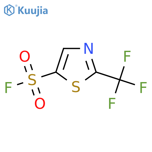 2-(trifluoromethyl)-1,3-thiazole-5-sulfonyl fluoride structure