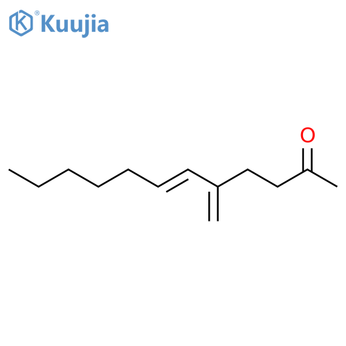 6-Dodecen-2-one, 5-methylene-, (6E)- structure