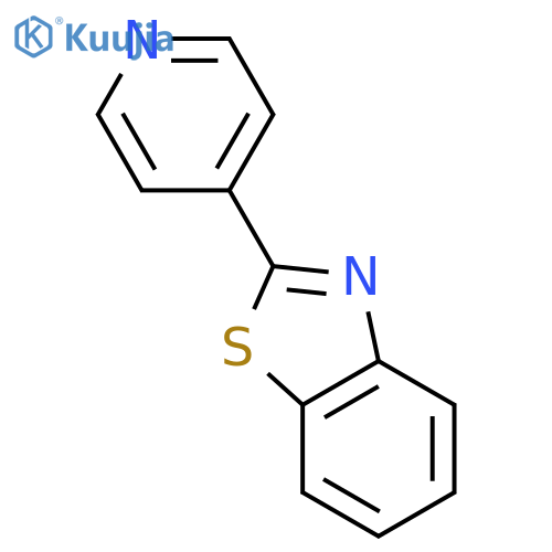 2-(pyridin-4-yl)-1,3-benzothiazole structure