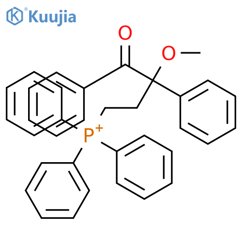 Phosphonium,(3-methoxy-4-oxo-3,4-diphenylbutyl)triphenyl-, iodide (1:1) structure
