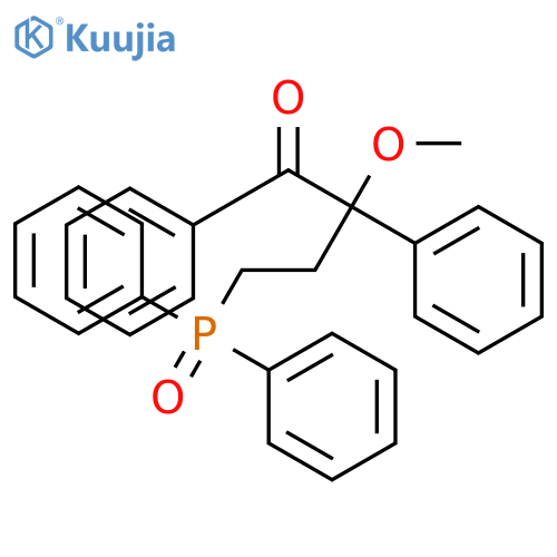 Butyrophenone,4-(diphenylphosphinyl)-2-methoxy-2-phenyl- (8CI) structure