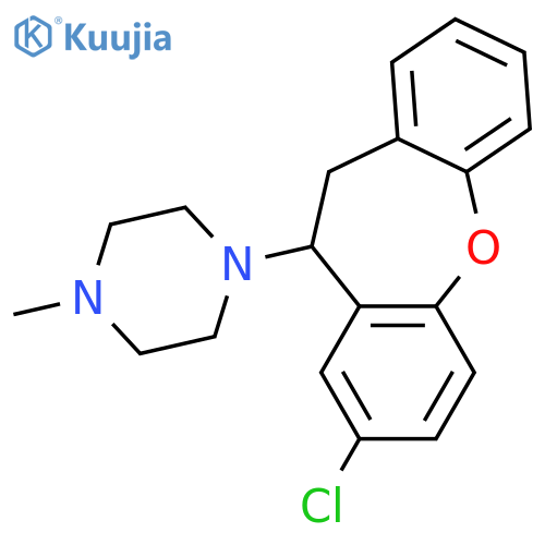 Piperazine, 1-(8-chloro-10,11-dihydrodibenz[b,f]oxepin-10-yl)-4-methyl- structure