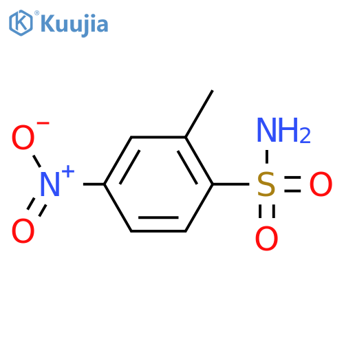 2-methyl-4-nitrobenzene-1-sulfonamide structure