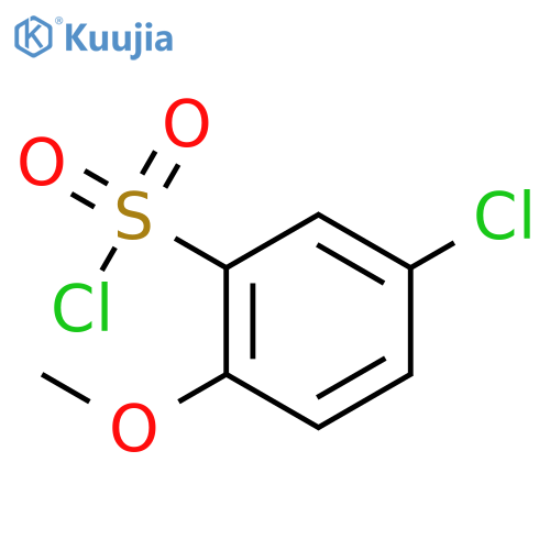 5-Chloro-2-methoxybenzenesulfonyl chloride structure