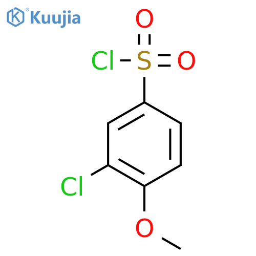 3-Chloro-4-methoxybenzene-1-sulfonyl chloride structure