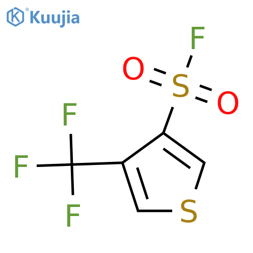 4-(trifluoromethyl)thiophene-3-sulfonyl fluoride structure