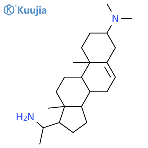 Pregn-5-ene-3,20-diamine, N3,N3-dimethyl-, (3β,20S)- (9CI) structure