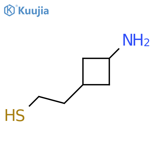 2-(3-Aminocyclobutyl)ethane-1-thiol structure