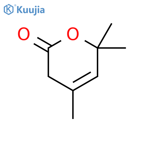 2H-Pyran-2-one,3,6-dihydro-4,6,6-trimethyl- structure