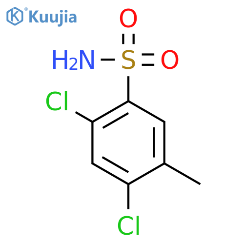 2,4-dichloro-5-methylbenzene-1-sulfonamide structure