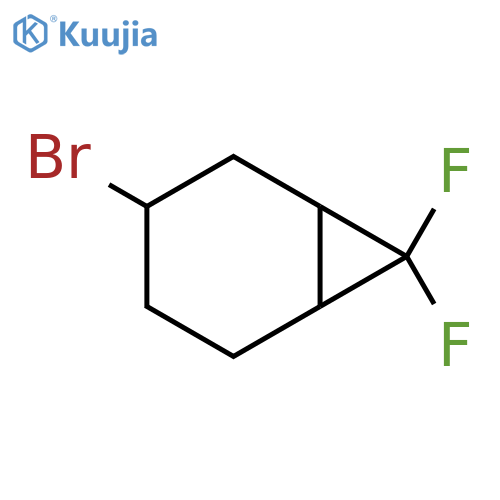 3-Bromo-7,7-difluorobicyclo[4.1.0]heptane structure