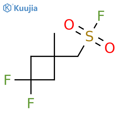 (3,3-Difluoro-1-methylcyclobutyl)methanesulfonyl fluoride structure
